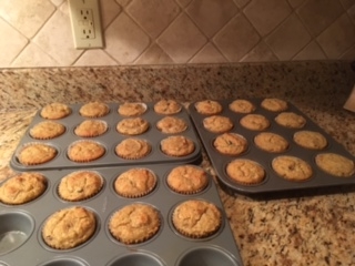 Double batch of muffins