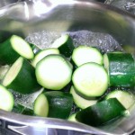 Poaching zuchinni